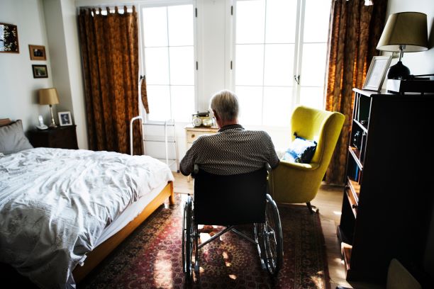 Man in Assisted Living Room - Neglect & Nursing Home Abuse in Tampa, FL